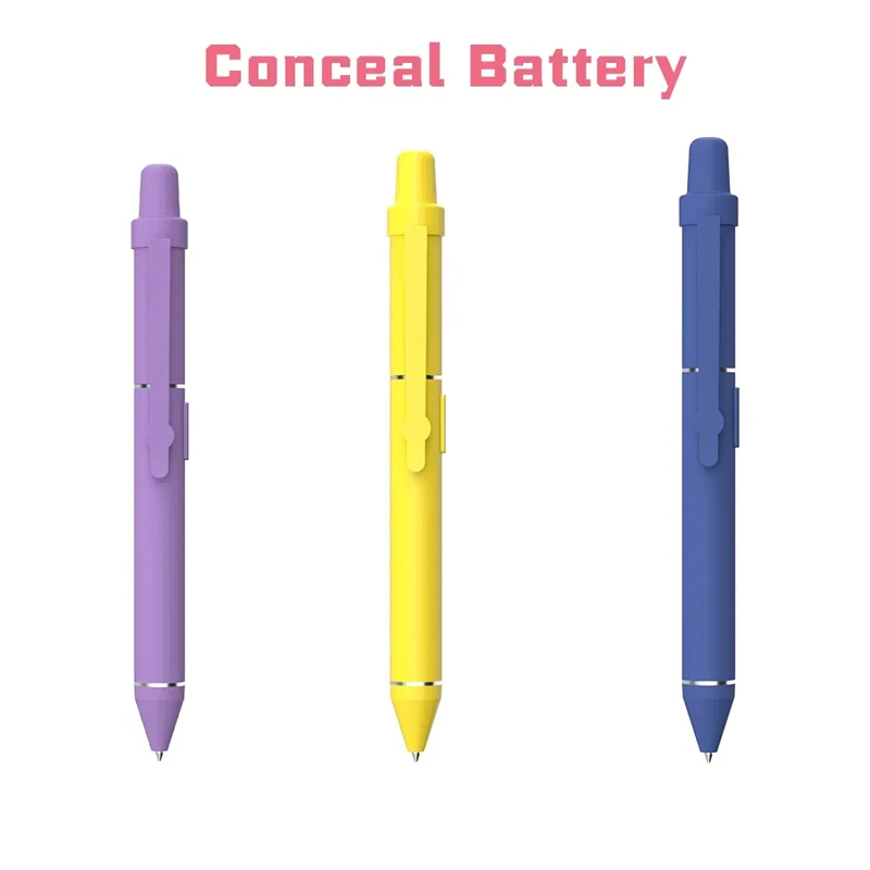 New Design Real Pen Discreet 510 Thread Battery Conceal 0.5ml 1ml Cartridge Type C Rechargeable Battery with Button Preheat