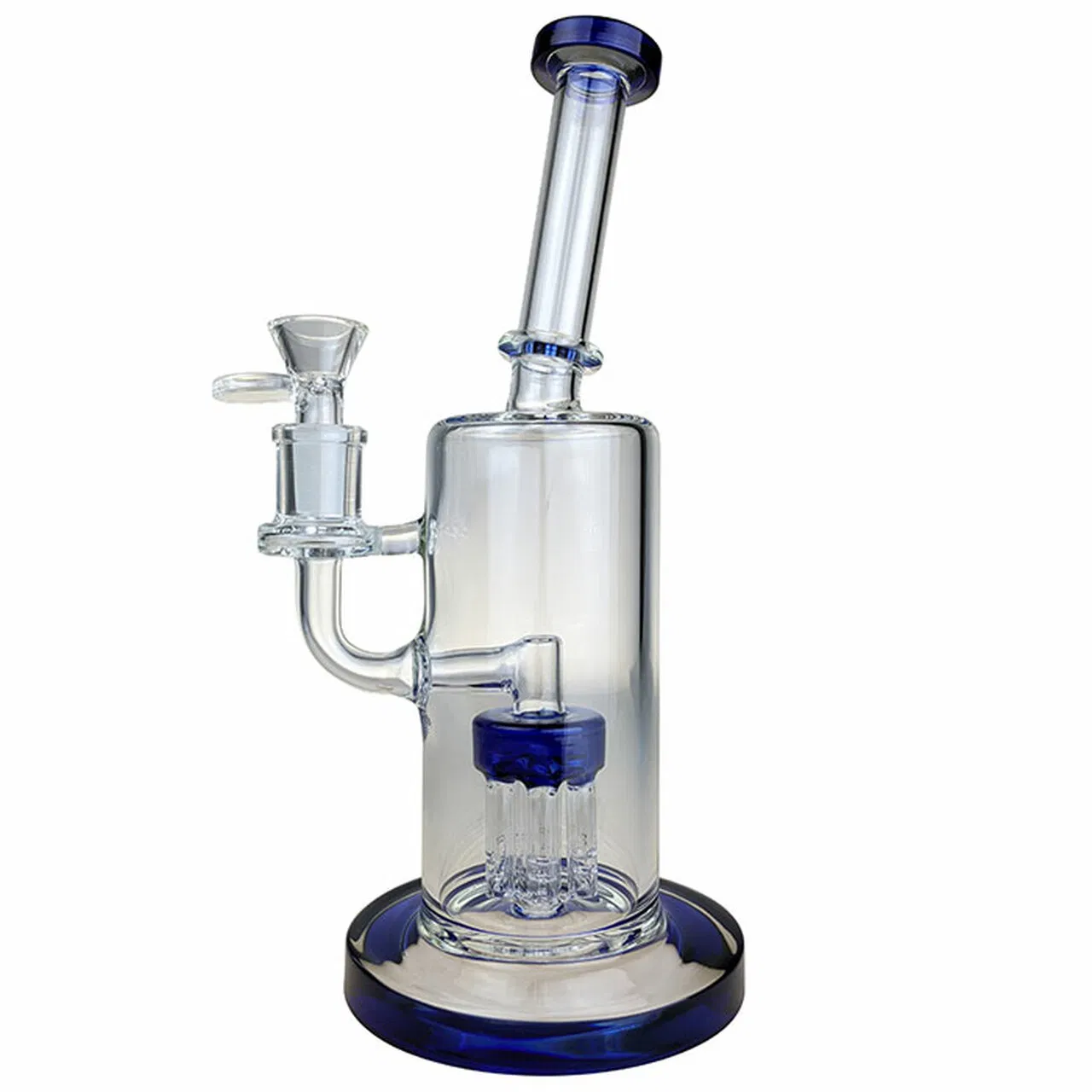 10.5" Color Trim Showerhead Banger Hanger Water Pipe 4mm Banger Glass Vaporizer