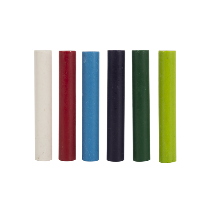 Color Hexagon Crayons in Triangle Shape - Ideal for Student Use