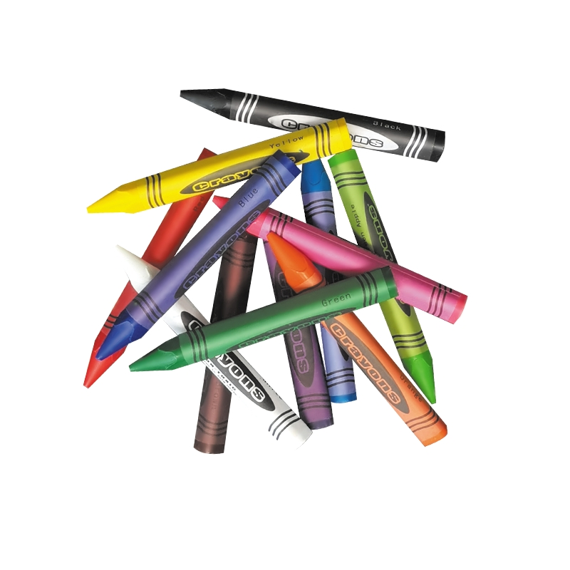 12 Colors Triangle Wax Crayons for Inspiring Kids' Art Creations