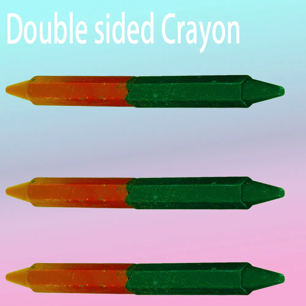 Non-Toxic Preschool-Use Hexagonal Crayon 4CT Hexagon Shape Crayon for Student