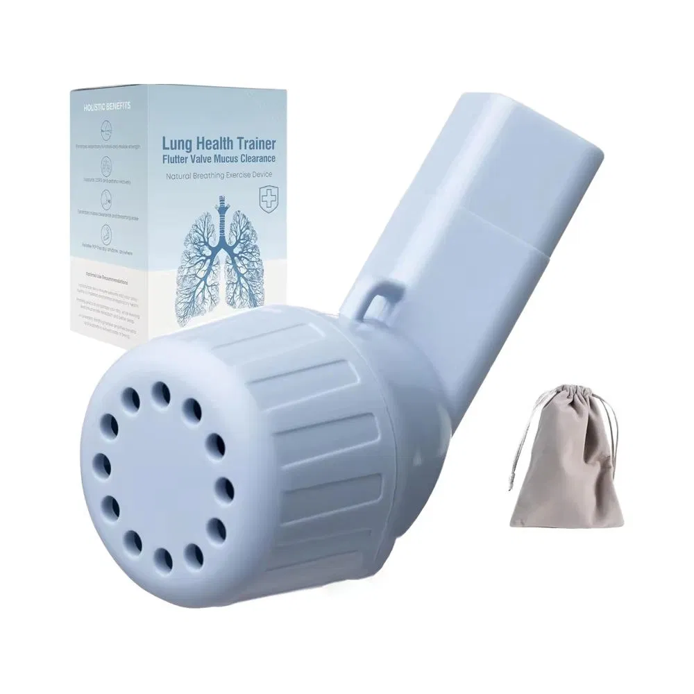 Adjustable Airflow Resistance Training Device for Respiratory Muscle Clear Airways Breathing Physical Therapy Equipment