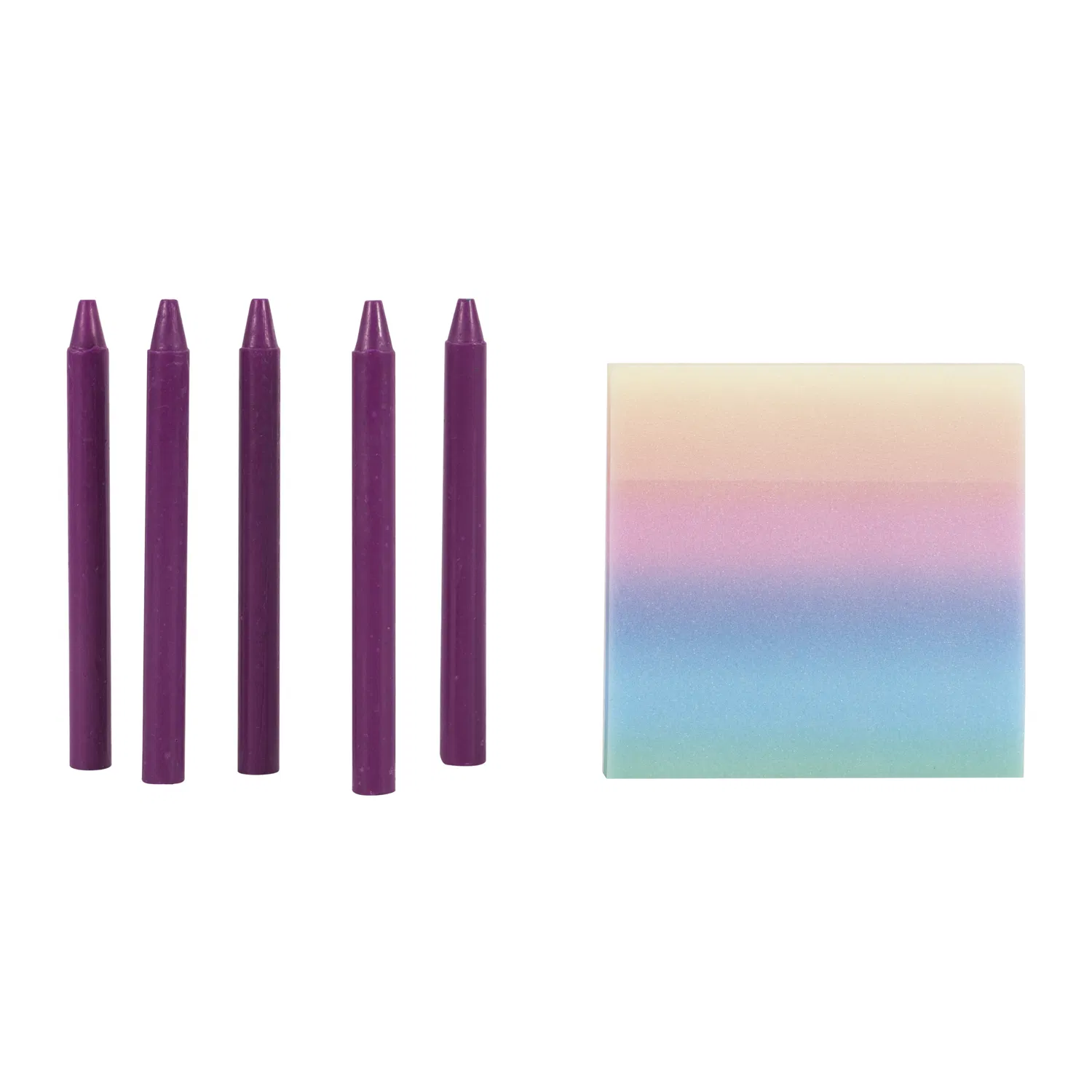 Durable Slip-Resistant Round Head 4CT Cello Bag Crayons for Kids