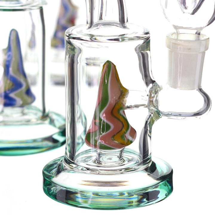 China Wholesale 6" Worked Pyramid Vaporizer Grinder Lighters Hookah Shisha