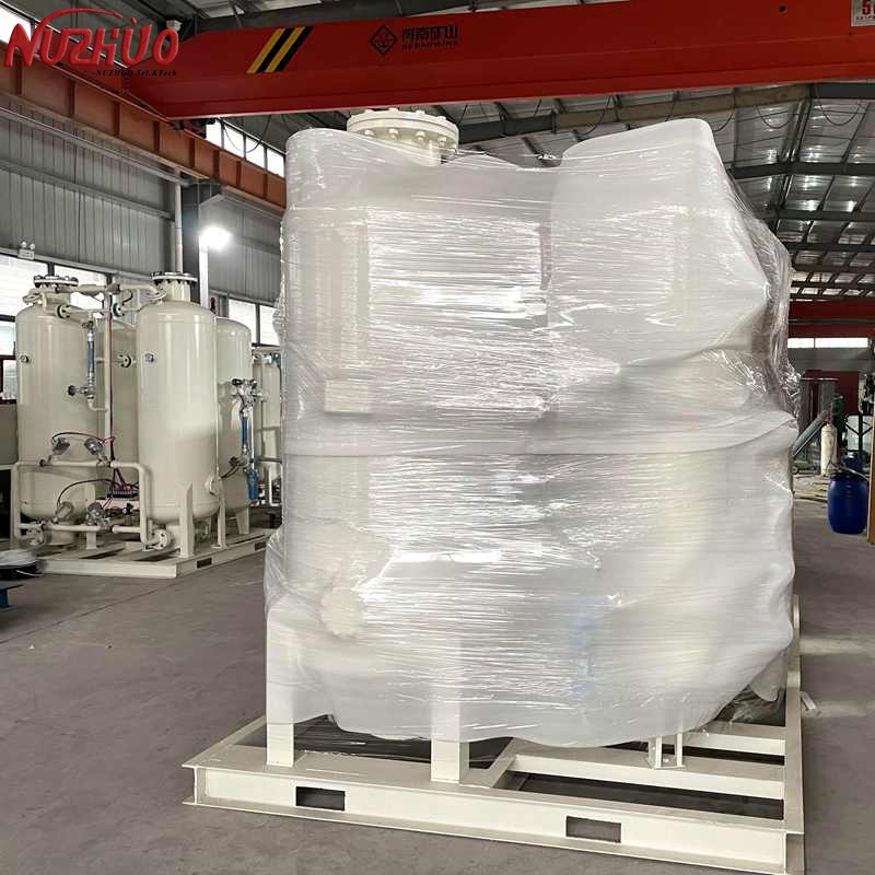 Nuzhuo High Flow Oxygen Device with Air Compressor Planta De Oxigeno