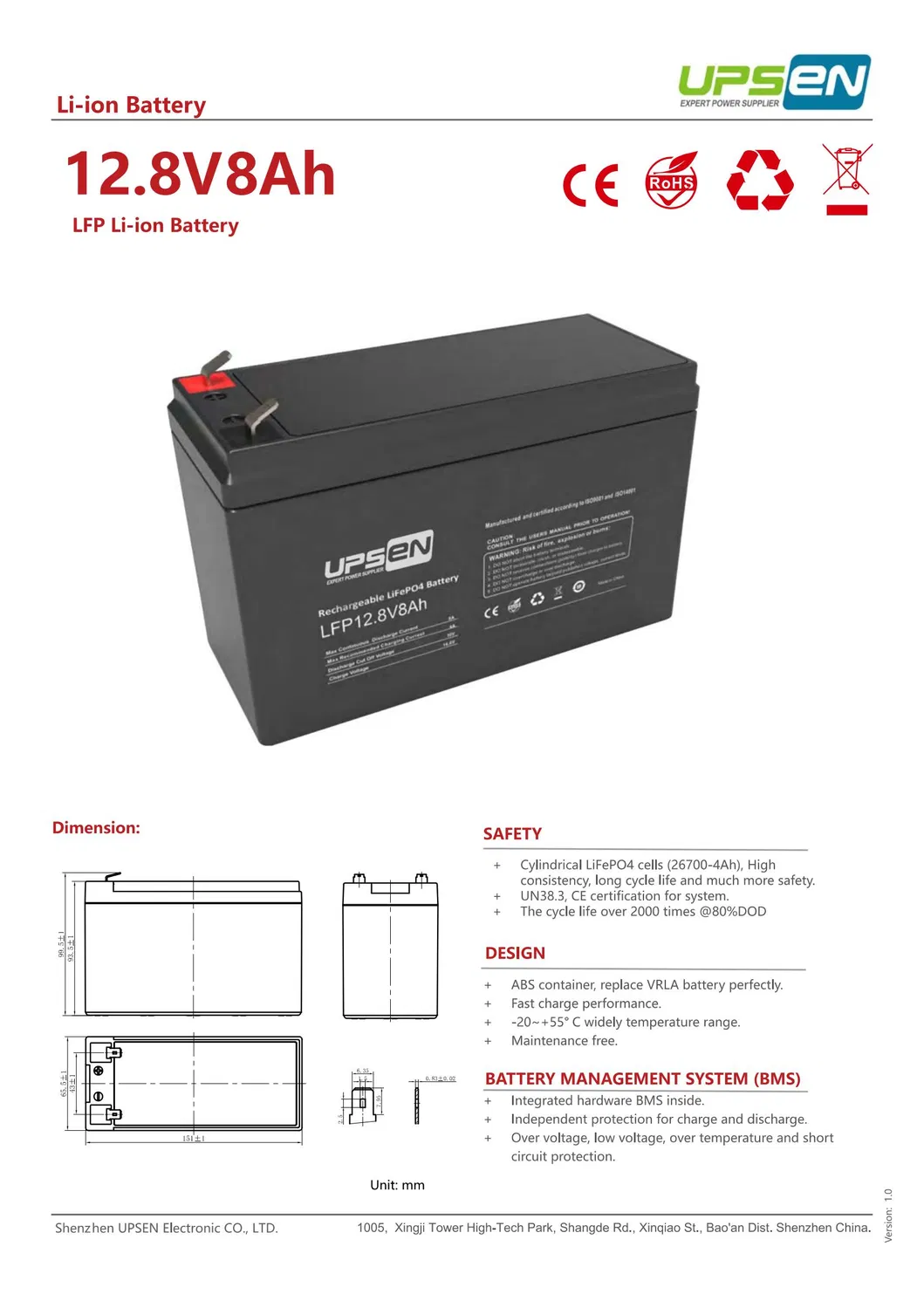 Solar Lithium Battery Pack 1