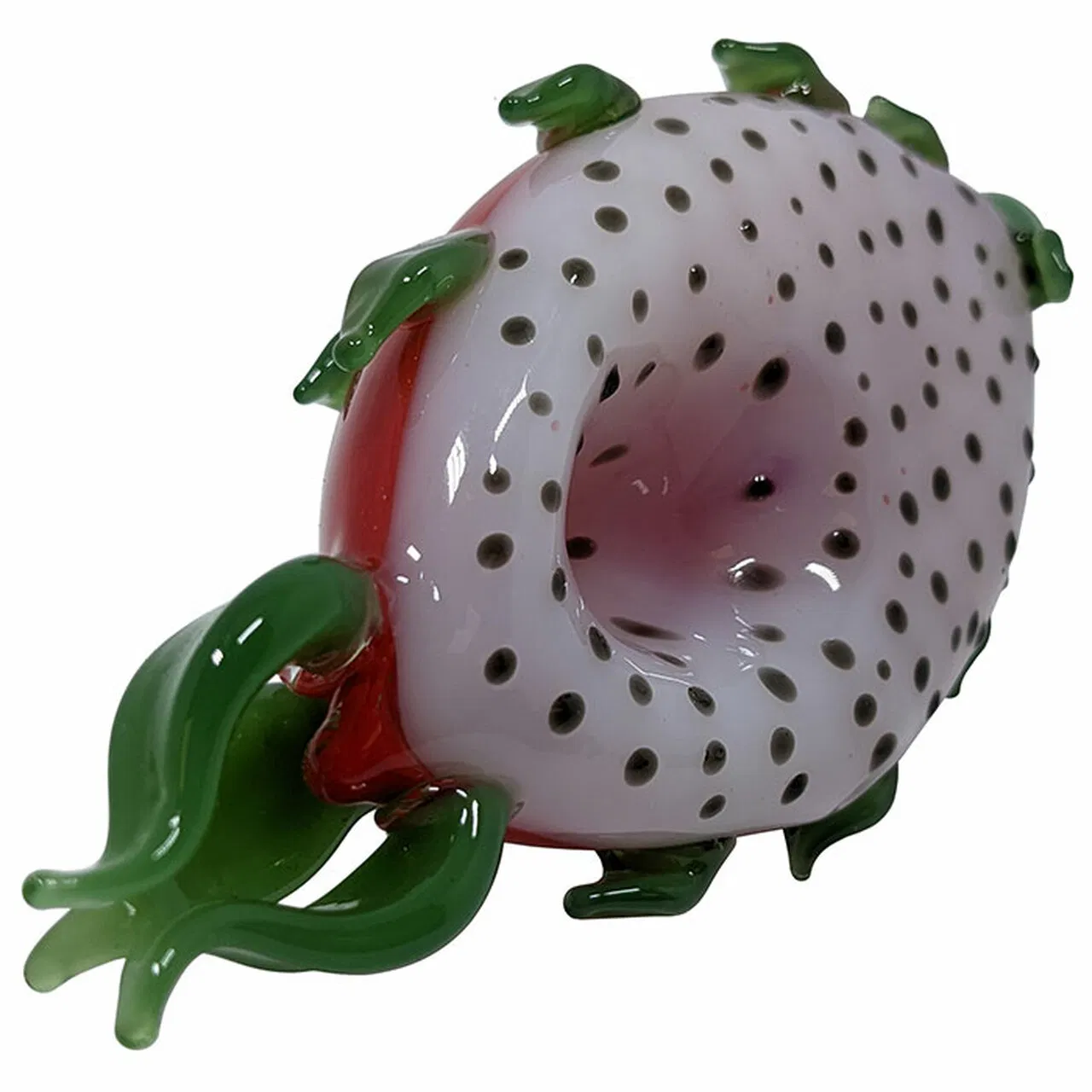 5" High Grade Dragon Fruit Hand Pipe Glass Smoking Pipe Lighter Vaporizer