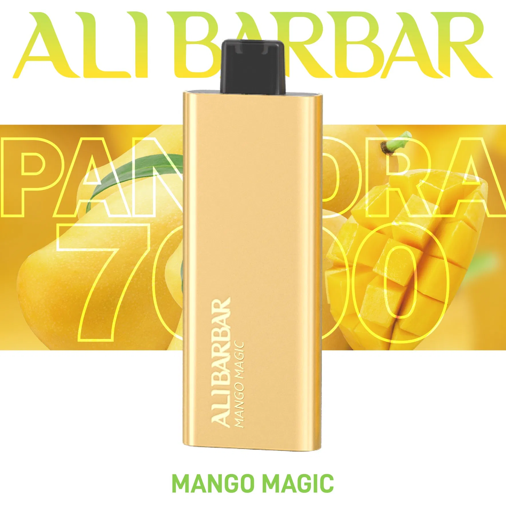Smooth Mango Ice Hit Alibarbar Pandora 7000 Mesh Coil Disposable Tpd Bulk