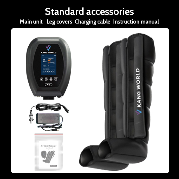 Car Wide Pressure Range Space Saving Full Leg Massage Device