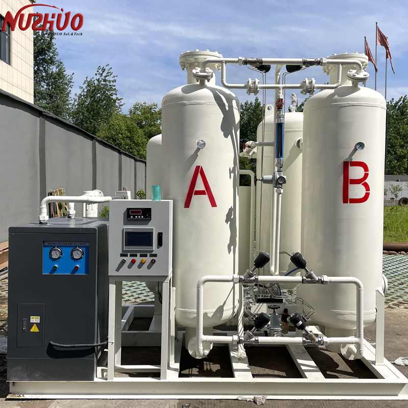 Nuzhuo High Flow Oxygen Device with Air Compressor Planta De Oxigeno