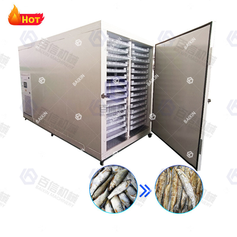 800 Capacidad de secado por lote en kg Máquina deshidratadora de mariscos, pescado, frutas y verduras