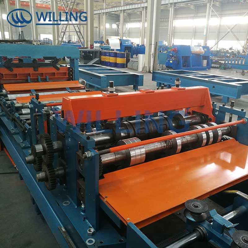 Máquina de bandeja de cable de material de construcción con núcleo de motor para la industria de tejas de acero coloreado