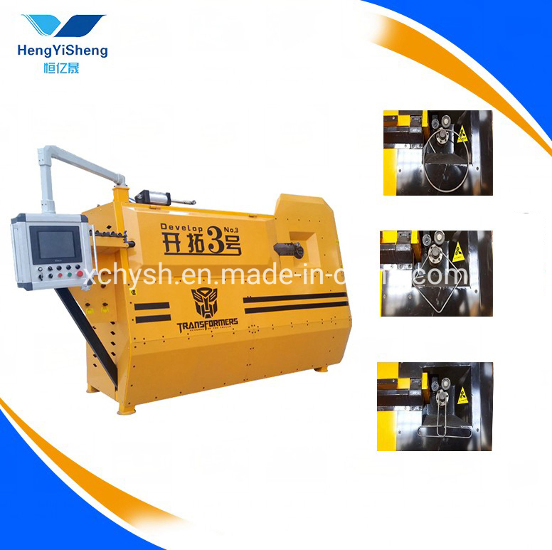 Venta Caliente Máquina Automática de Doblado de Alambre de Acero para Proyectos de Construcción, Máquina Dobladora de Varilla de Alambre para Estribos