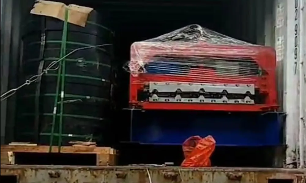 Embalaje y envío de la máquina