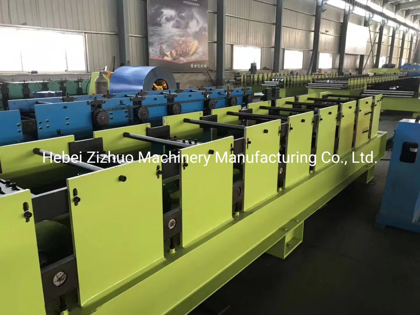 Máquina de fabricación de bajantes Máquina de tubería de desagüe Máquina de canalón de acero Línea de conformado en frío de canalones de acero Formadora de rollos de bajantes de acero