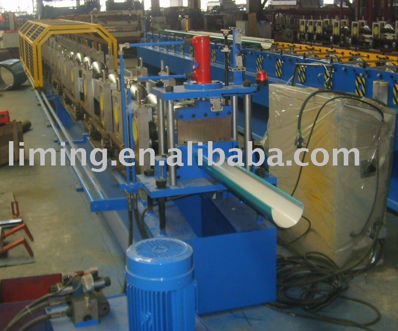 Máquina para fabricar canalones semicirculares de agua Liming de Xiamen