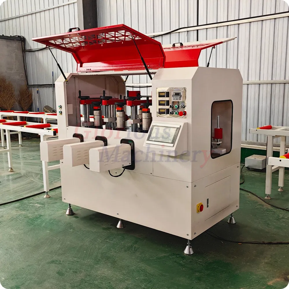 Máquina de puerta térmica rodante de tira de plástico perfil de aluminio rodillo de ruptura de calor