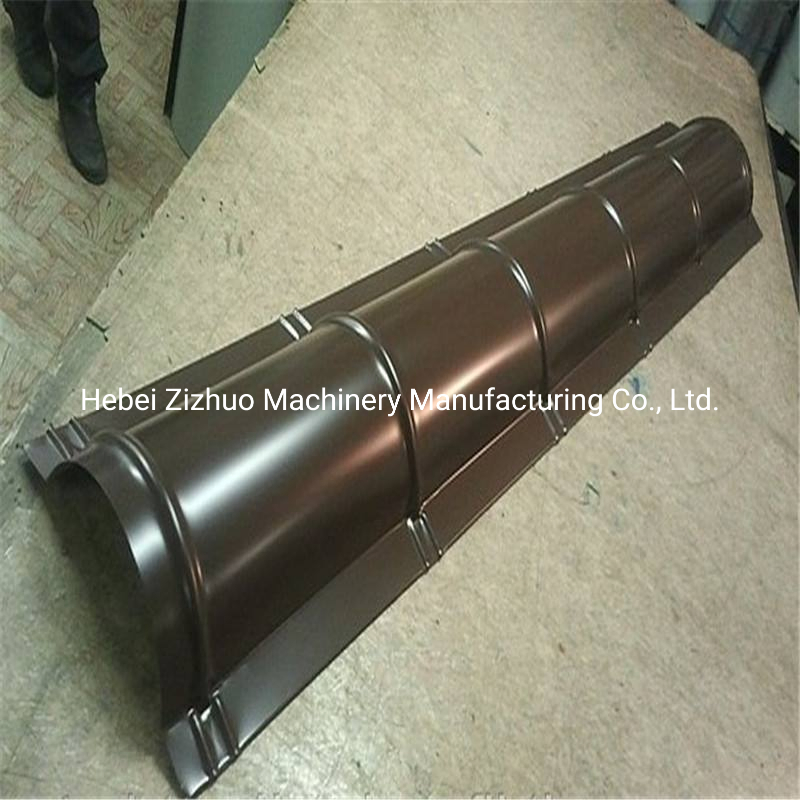 Máquina de formación en frío para hacer chapa de cubierta de acero galvanizado para el remate de tejados precio