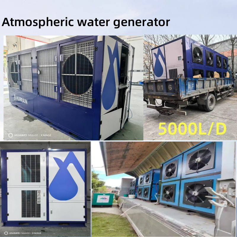 Máquina de Agua 5000L Generador de Agua Atmosférica Soporte Generador de Agua a partir del Aire Solar