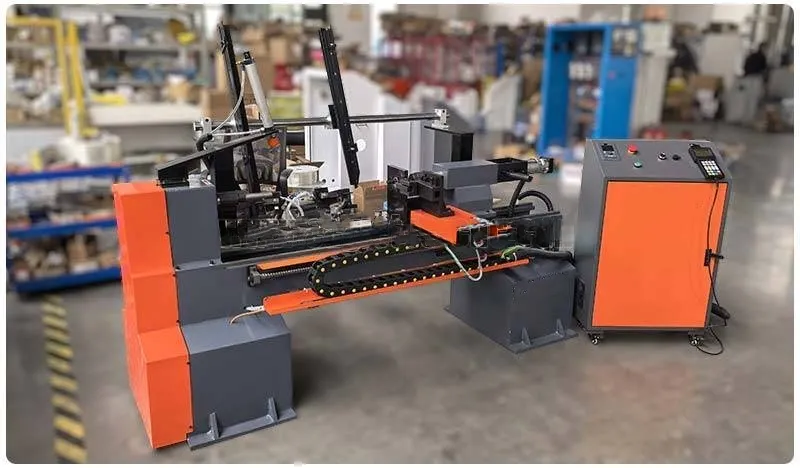 Máquina de formación de palillos de tambor de madera automática, torno de madera