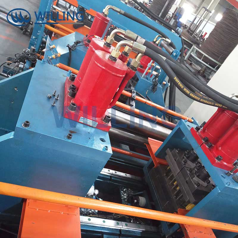 Máquina de bandeja de cable de material de construcción con núcleo de motor para la industria de tejas de acero coloreado