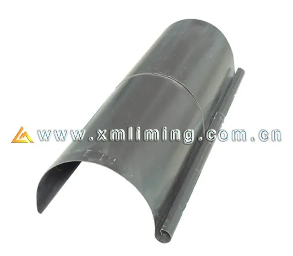 Máquina para fabricar canalones semicirculares de agua