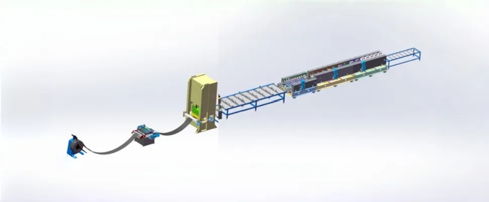 Máquina de formación automática de bandejas de cable galvanizadas en caliente de fábrica de China