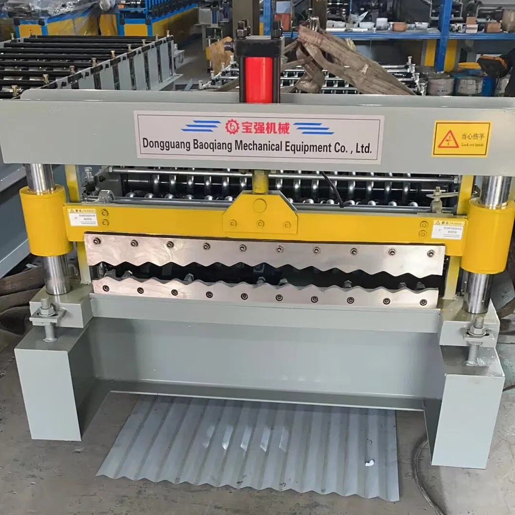 Estructura de Perfil de acero metálico Suelo baldosas hacer chapa de techo Máquina formadora de rodillos de techo de pared de placa de panel