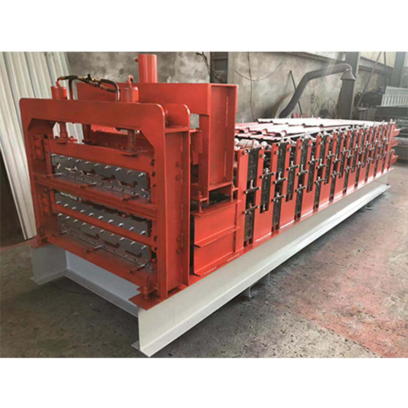 Máquina de fabricación de tejas metálicas de color en forma de IBR para techos de una sola capa, maquinaria de conformado en frío corrugado
