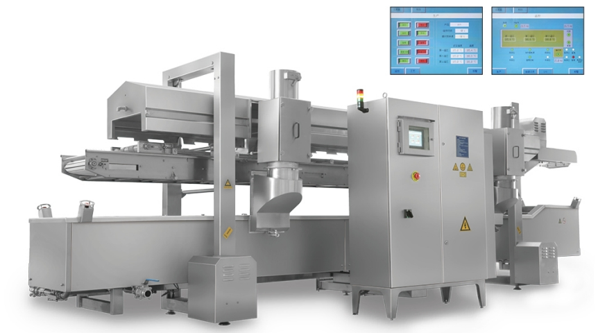 Máquina de Freír Eléctrica Industrial para Procesamiento de Carne y Snacks