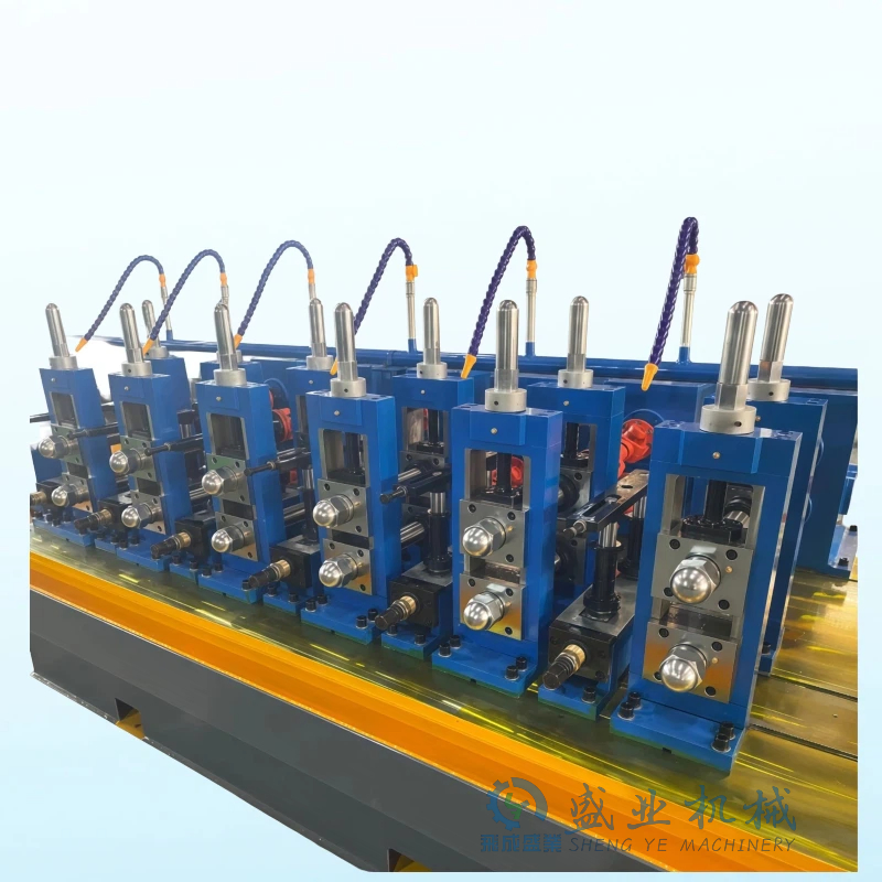 Máquina de fabricación de tubos de alta frecuencia de alta resistencia para la fabricación de tubos de acero para soportes solares