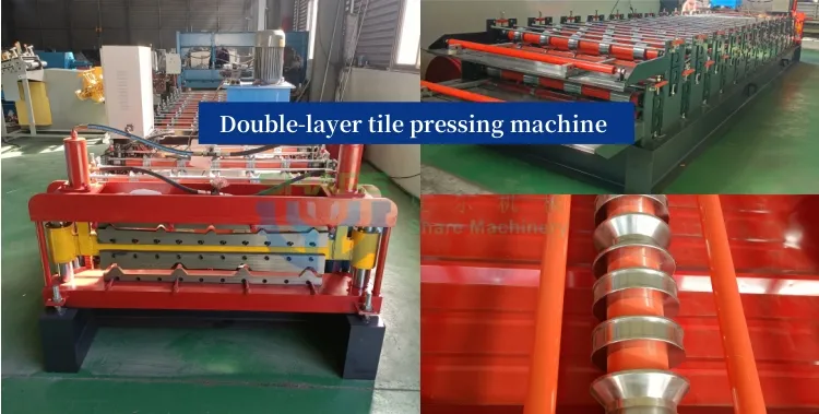 Línea de producción de máquina formadora de rollos para tejas metálicas tipo IBR
