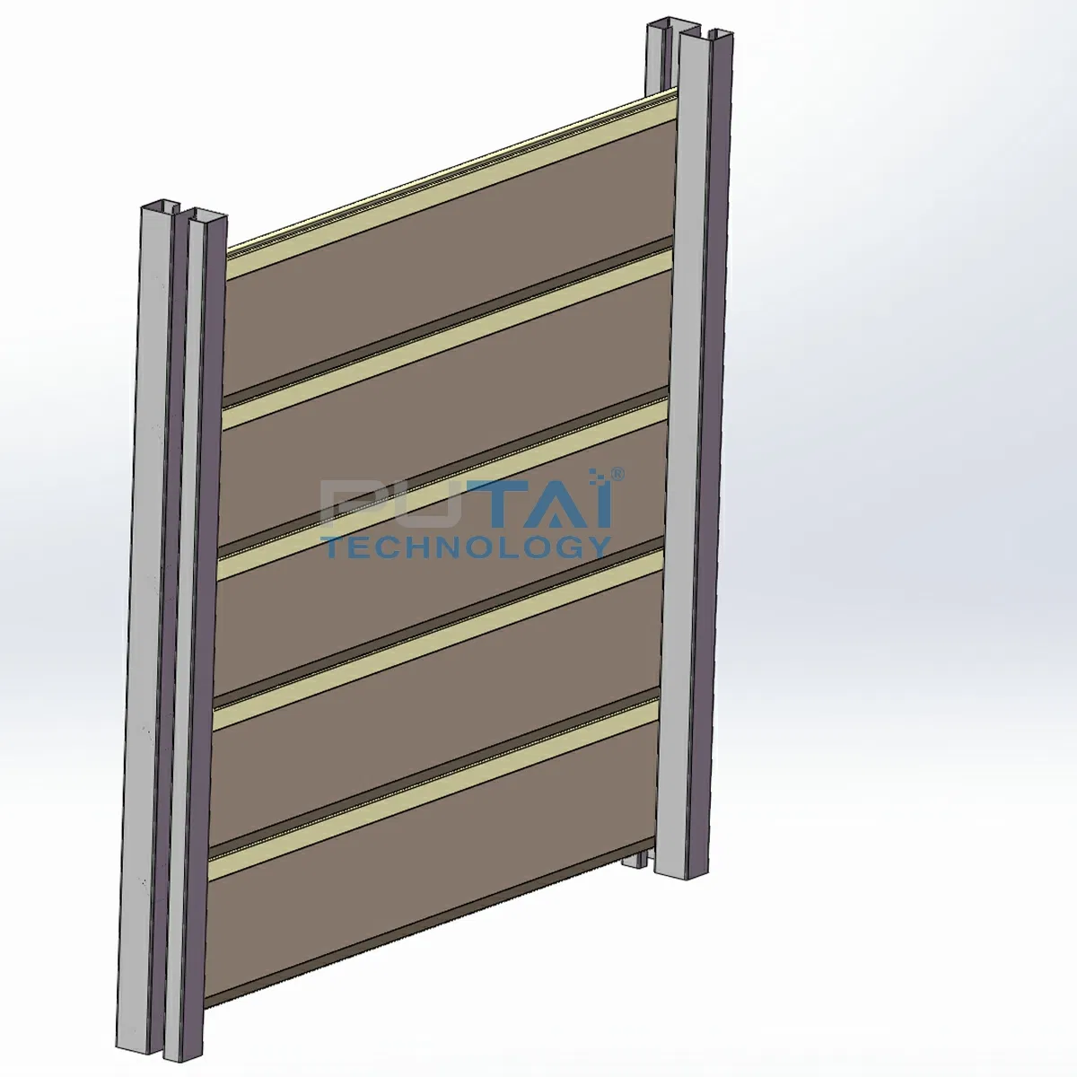 Máquina de fabricación de puertas enrollables automáticas Putai, máquina de conformado de rodillos para cercas metálicas y puertas de garaje