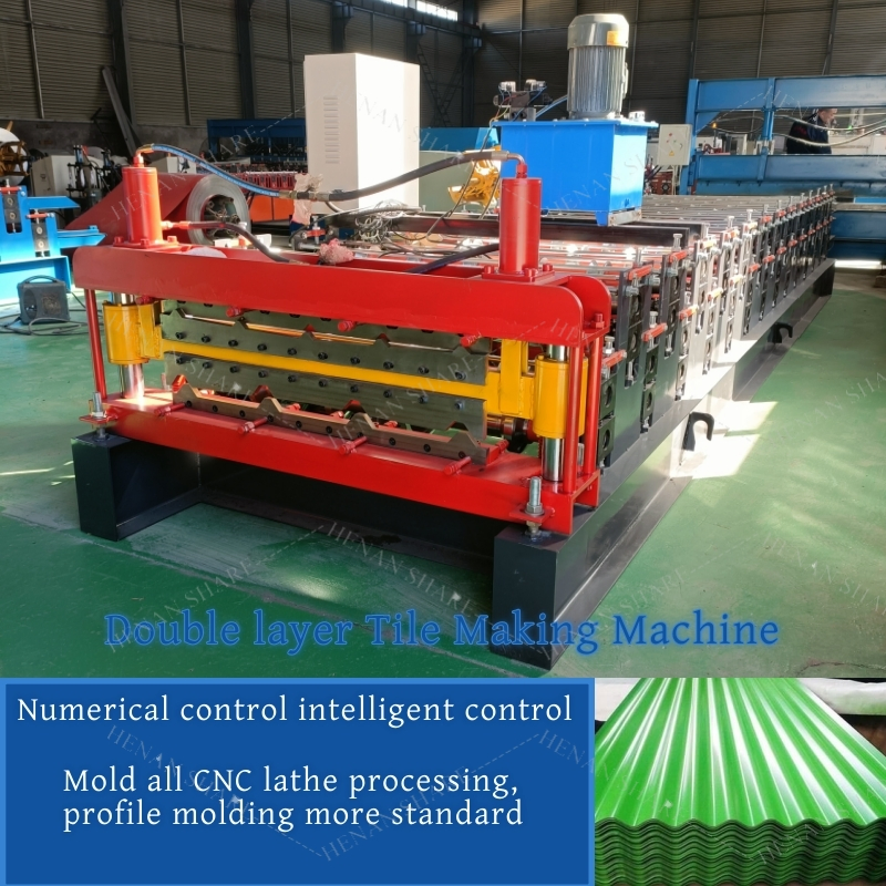 Línea de producción de máquina formadora de rollos para tejas metálicas tipo IBR