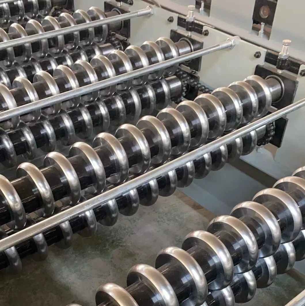 Estructura de Perfil de acero metálico Suelo baldosas hacer chapa de techo Máquina formadora de rodillos de techo de pared de placa de panel