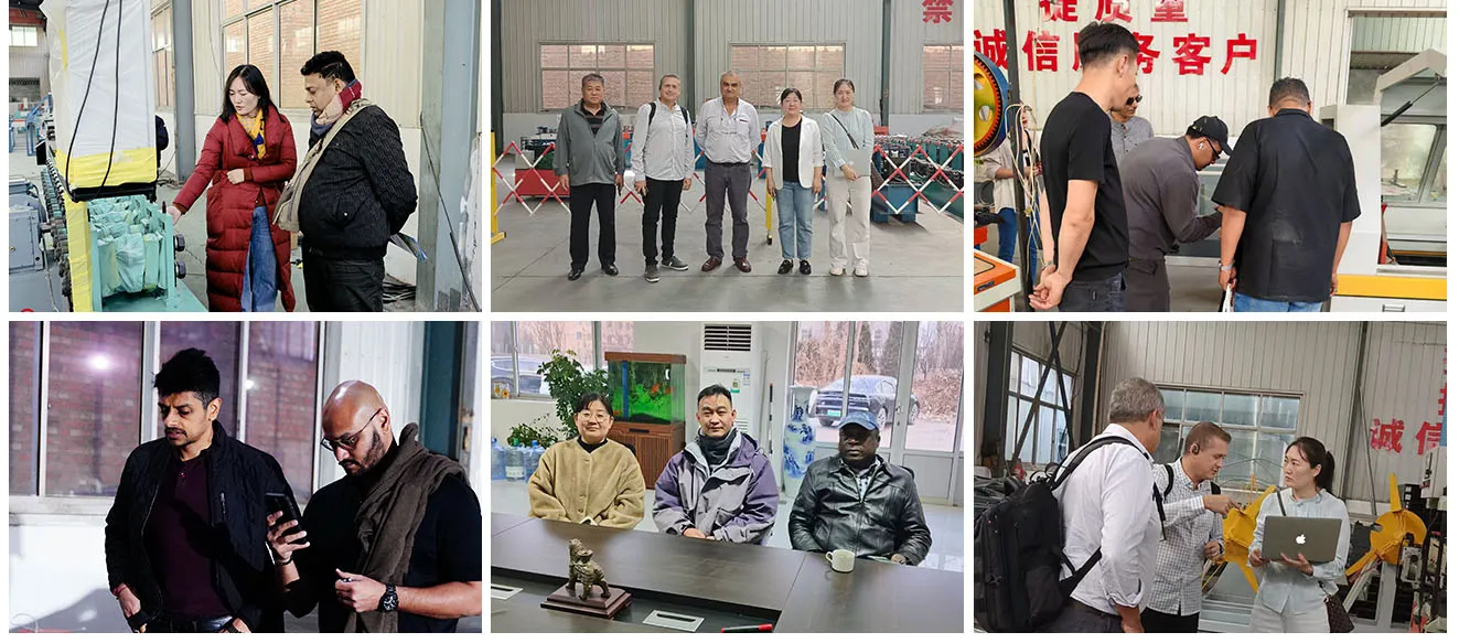 Línea de producción de perfil de puerta enrollable de garaje fabricada en China para máquina de conformado en frío