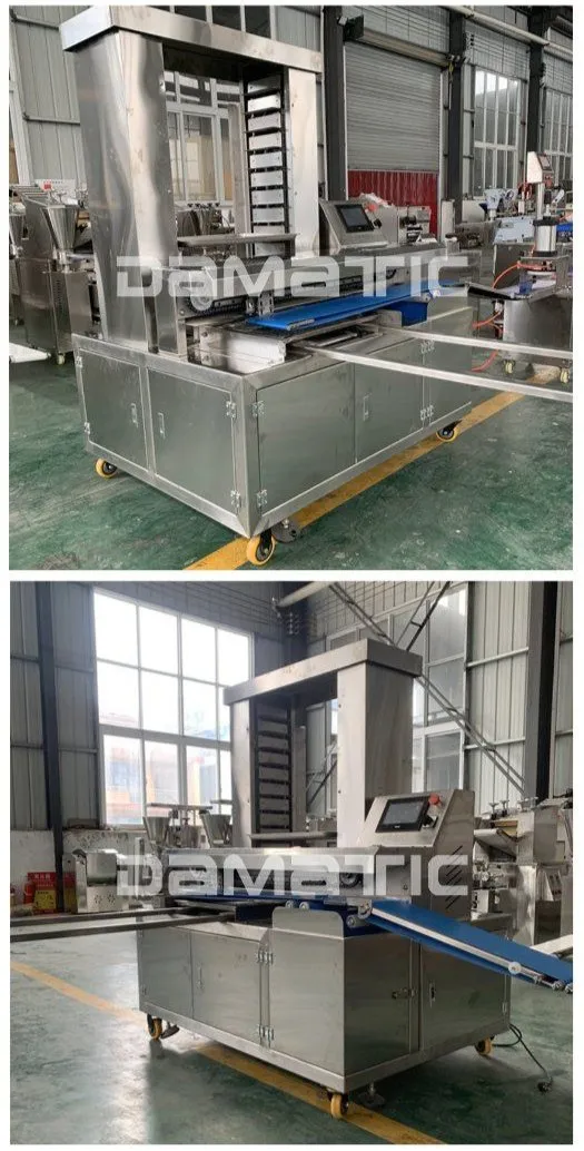 Máquina de organizar bandejas de pan baguette, pan largo, naan y pan árabe de metal plástico versátil