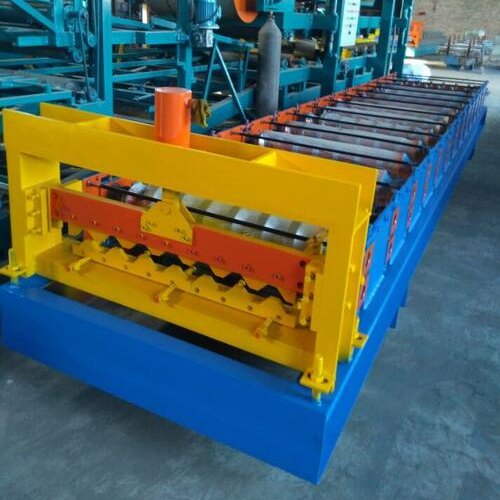 Tejas de cumbrera Materiales de construcción Maquinaria Máquina de conformado de rollos de cumbrera de metal