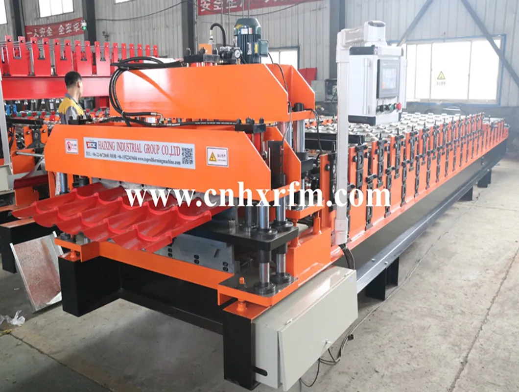 Máquina de Fabricación de Perfilado de Láminas de Techo de Acero Galvanizado de Aluminio Zinc Totalmente Automatizada PV4