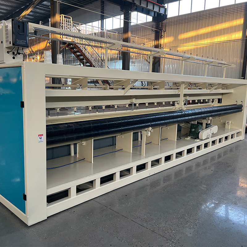Máquina de coser cortina enrollable ignífuga automática para puertas