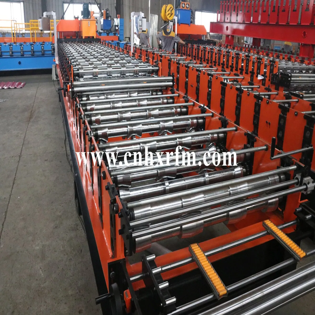 Máquina de Fabricación de Perfilado de Láminas de Techo de Acero Galvanizado de Aluminio Zinc Totalmente Automatizada PV4