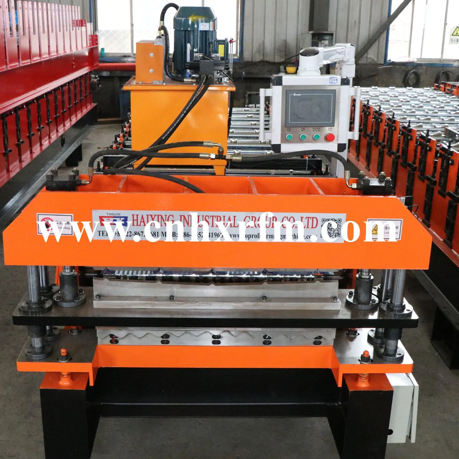 Máquina Automática de Formación en Frío de Doble Capa de Tejas Trapezoidales de Cartón Máquina para Hacer Calaminas 5V