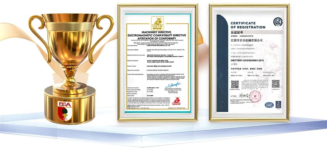 Certificaciones del Equipo