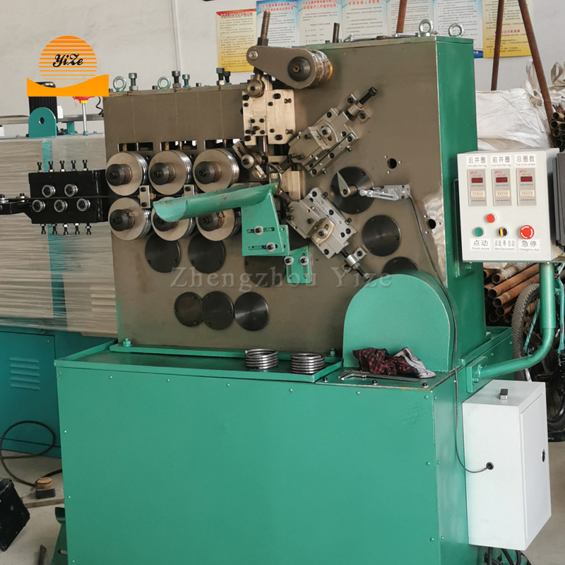 Máquina de fabricación de bobinas de resorte para puerta de garaje de portón industrial de diámetro 10 mm
