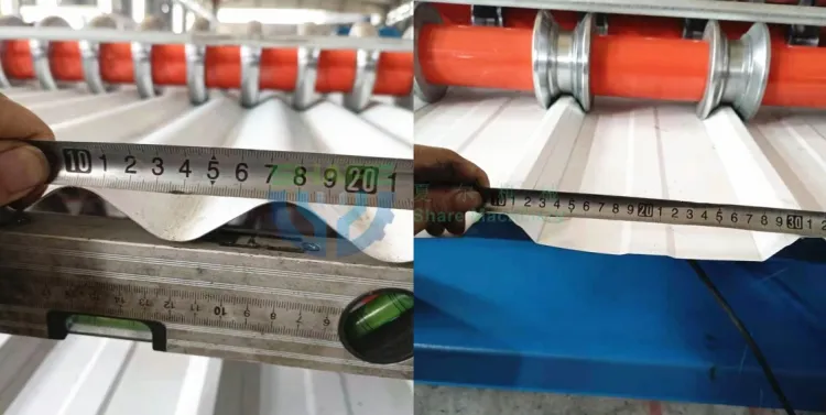 Línea de producción de máquina formadora de rollos para tejas metálicas tipo IBR