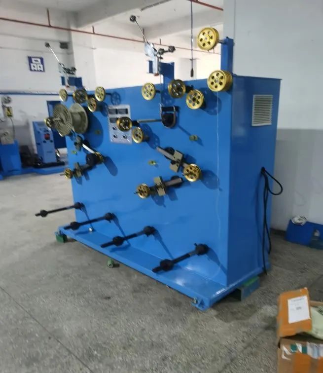 500mm Máquina de Envoltura de Cinta de Doble Capa para Línea Trenzada