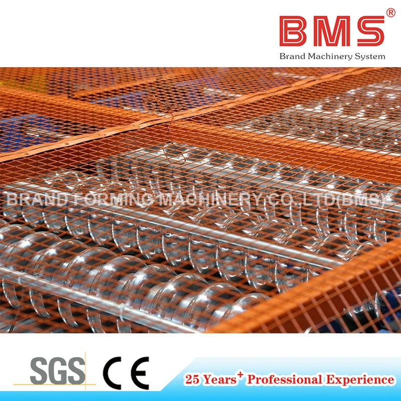 Máquina de formación en frío de paneles de techo corrugado BMS de Xiamen fabricando maquinaria de formación en rollo con material PPGI