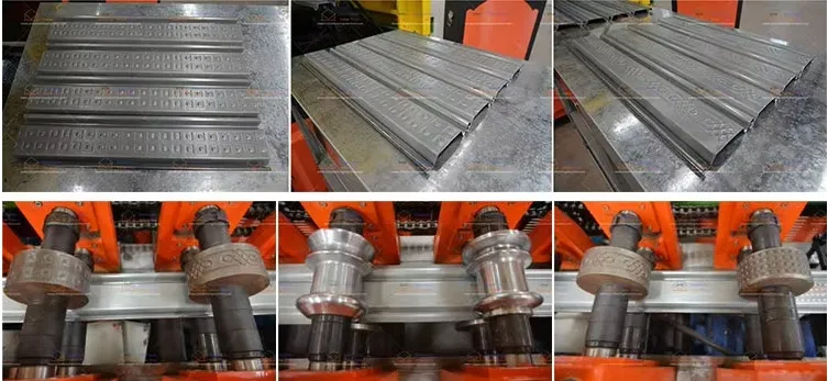 Máquina de conformado de rodillos para hacer láminas de metal, corte de sierra, puerta enrollable de garaje