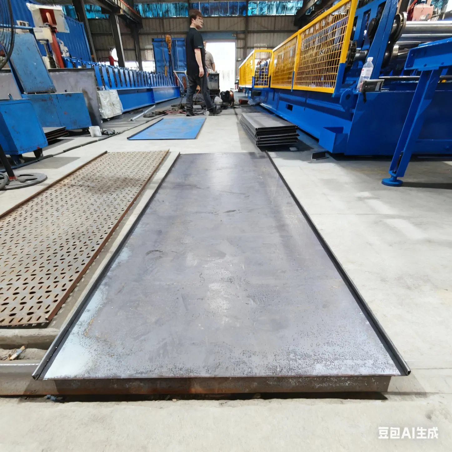 Máquina de Cable Automática de Múltiples Especificaciones C100 - C500 Máquina de Bandeja de Cable para Fabricación de Escaleras, Máquina de Formado en Frío con Perforación