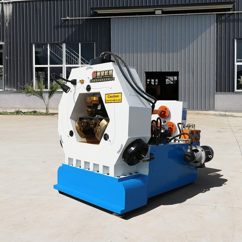 Máquina de fabricación de clavos para rieles de ferrocarril, máquina de roscado de tubos de acero